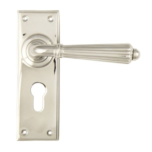 HINTON LEVER HANDLE ON BACKPLATE